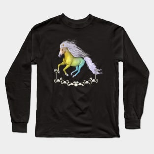 Wonderful fantasy horse in soft colors Long Sleeve T-Shirt